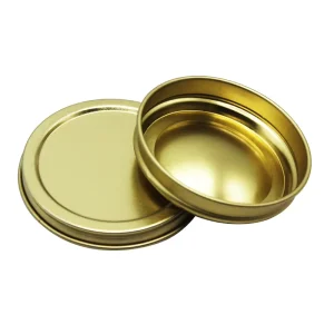 Recyclable Tinplate Box with 15 g, 30 g, 50 g, 100 g, 125 g, 250 g, or 500 g Capacity