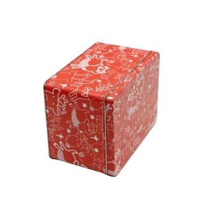 Recyclable Tinplate Food Storage Tin Can Custom Packaging for Biscuit Chocolate Cookie Candy Cake Christmas Gift