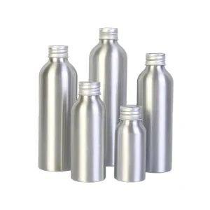 Recycled Metal Bottle 30ml 50ml 100ml 120ml 150ml 250ml 500ml 1000ml Aluminum Bottle with Screw Top