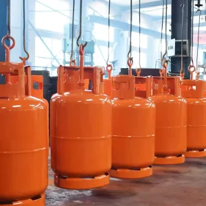 Refillable 15kg Empty LPG Cylinder 35.5 L Propane Cooking Gas Bottle