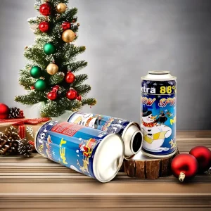 Refillable 52mm Spray Paint Aerosol Tinplate Cans, Heat-Resistant Waterproof