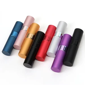 Refillable Aluminum Mini Perfume and Sanitizer Spray Bottle