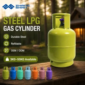 Refillable Recyclable Anti-Oxidation 5kg Steel LPG Gas Cylinder for Africa