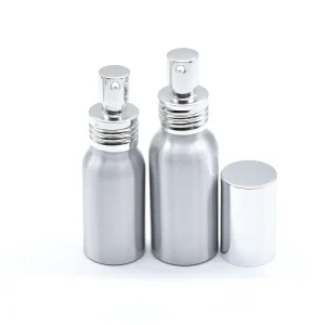 Refillable Silver Aluminum Lotion Pump Bottle for Skincare 120ml 150ml 200ml 250ml
