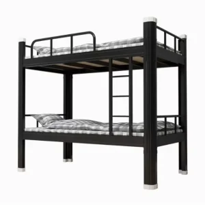 Reliable Anti-Shake Iron Bed for Hotel Use Thick Tubes Strong Support Easy Installation Drilling Space Saving Memory Foam Metal