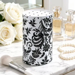 Retro Pattern Round Tin Cookie Box Metal Packaging for Cookies Soap Candy Chocolate Tea Coffee Beans Nuts Jewelry