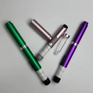 Reusable 60U Metal V3 Injection Pen with Rubber Stopper and Liquid Bottle for Skin Care