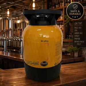 Reusable Plastic Beer Keg Explosion-Proof GFRP Draught Beer Container Bag-in-Keg System for Craft Brewery B2B Supply