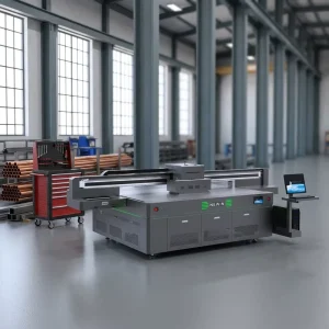 Ricoh I3200 UV Flatbed Printer for Card Label Leather Acrylic Glass Stainless Steel and Phone Cases