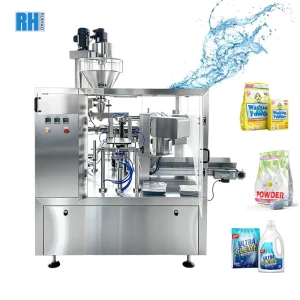 Rotary Bag Auger Filling Machine for Chemical Powder Fertilizer Spice 200g-3kg