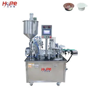 Rotary Nuts and Cream Filling and Capping Machine, 1000 BPH, for Glass Bottles