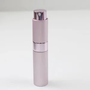 Rotary Three-Section 8ml Refillable Mini Perfume Bottle with Essential Oil Pump Sprayer