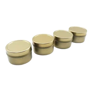 Round 3oz Tinplate Candle Jar and Storage Box