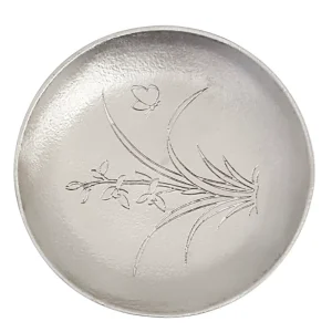 Round 8 CM Metal Tin Cup Coaster Coffee Cup and Saucer Snack Candy Dish Heat Resistant Drinking Utensil