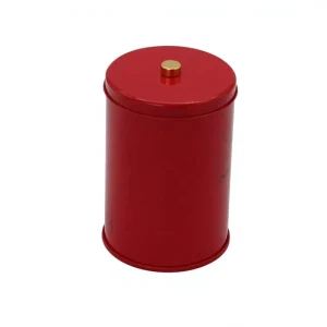 Round Custom Tinplate Food Storage Can for Chocolate, Tea, Coffee Beans, and Candy