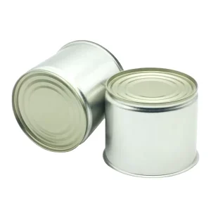 Round Metal Food Grade Tin Cans With Easy Open for Tomato Paste Packing