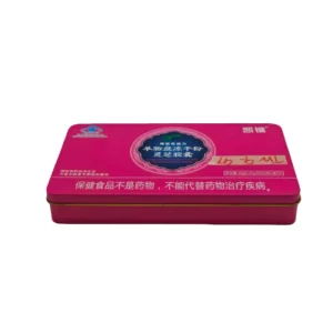 Round Recyclable Tinplate Gift Box with Custom Logo, Glossy Finish, Food-Grade Metal for Cosmetic and Food Packaging
