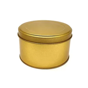 Round Tea Tin Box, 10 x 6.5 cm, Candy Storage Tin, Supplier