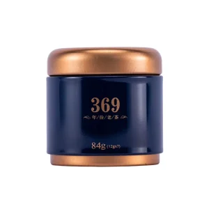 Round Tea Tinplate Metal Cans Fancy Tin Design for Festival Gift Chocolate Candy Packaging