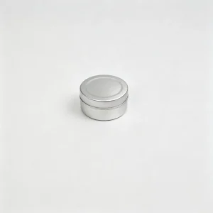 Round Tin Boxes, 35mm Diameter Balm, Candle, Candy Packaging Metal Tins, Silver Empty Aluminum Cans