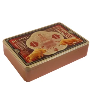 Round Tin Cans for Beef Jerky Metal Food Packaging Meat Sauce Can Boxes