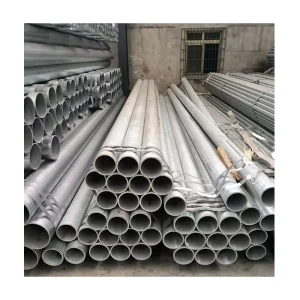 S235 S275 16mm 43mm Corrugated Galvanized Seamless Steel Pipe for Scaffolding