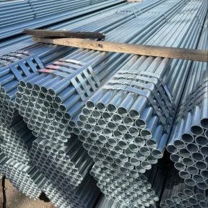 S235JR ERW Hot Dipped Galvanized Steel Tube GI Pipe 48.3mm for Construction Welding Cutting and Bending ISO 9001