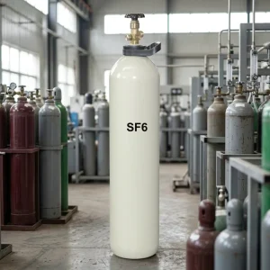 SF6 Industrial Gas Steel Cylinder UN1080 TPED Certified High Low Pressure 5kg Capacity