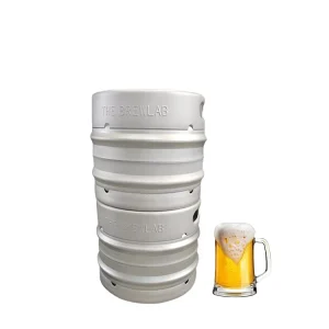 SUS304/316 30L Slim Keg Type S Beer Beverage Filling Keg
