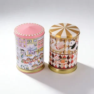 SZM Factory Custom Design square Metal Tin Box Child Resistant Small Tin Metal Boxes CR Comdon Candy Tin Box