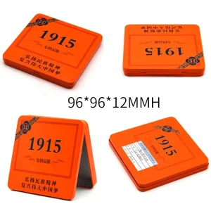 SZM Factory Custom Design square Metal Tin Box Child Resistant Small Tin Metal Boxes CR Comdon Candy Tin Box
