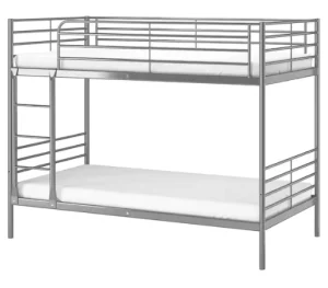 School Dormitory Apartment Metallic Bunk Bed Double Beds Double Metal Bed