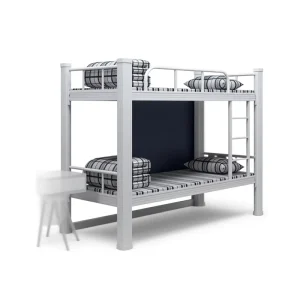 School Steel Bunk Bed for Adult Double Decker Bed Heavy Duty Metal Camas