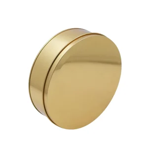 Seamless Rose Gold Travel Cookie Metal Tin Can