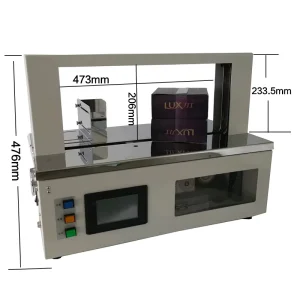 Secure Packaging Machine Tabletop Paper Strapping Machine Heat Sealing Packaging Machine for Financial Packing Banding Cash