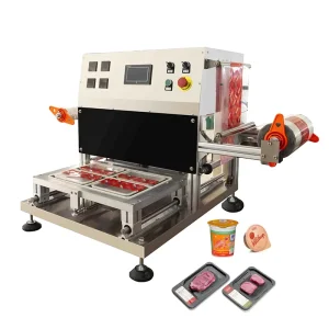 Semi Automatic 4 Tray Cup Sealing Machine Electric Sealer for Beverage Paper Packaging