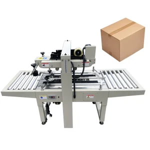 Semi-Automatic Adhesive Tape Carton Box Sealing Machine
