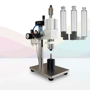Semi-Automatic Benchtop 3ml Glass Cartridge Vial Crimping Capping Machine