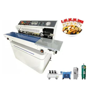 Semi-Automatic Continuous Sealing Machine for Peanut, Banana Chips and Popcorn Plastic and Foil Bags