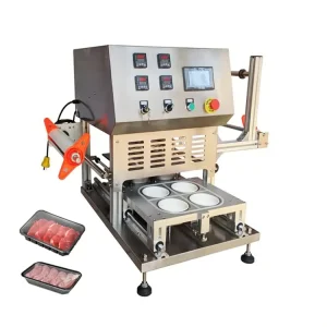 Semi-Automatic Electric 4-Cup Food and Beverage Bag and Film Sealing Machine 304 Stainless Steel