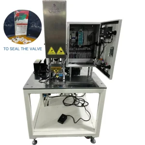 Semi-Automatic Electric Coffee Bag Valve Sealing Machine with Motor for Food and Beverage Packaging