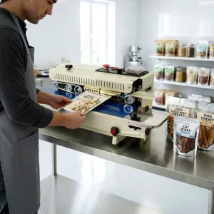Semi-Automatic Electric Thermal Heat Sealing Machine for Food Apparel and Packaging