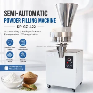 Semi-Automatic Granule Dosing and Filling Machine for Dry Materials