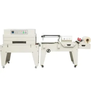 Semi-Automatic L-Bar Carton Sealer with Heat Shrink Tunnel