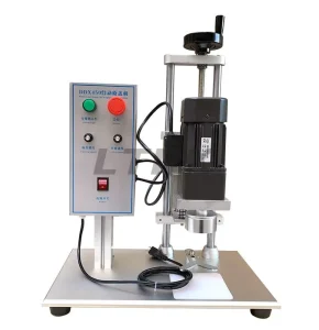Semi-Automatic Plastic Lid Aluminum Jar Screw Capping Machine