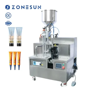 Semi-Automatic Plastic Tube Filling and Sealing Machine for Toothpaste Cosmetics Lip Gloss Ointment Honey and Gels