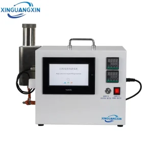 Semi-Automatic Pneumatic 1ml 2ml Thick Oil Filling Machine for Plastic Bottles and Chemical Use