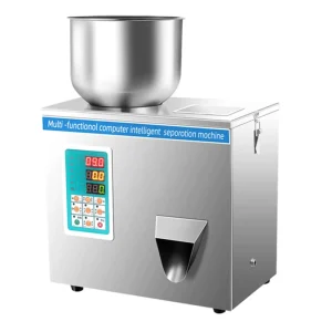 Semi-Automatic Powder Dispensing, Weighing, and Filling Machine for Food, Nuts, Granules, Herbs, Candy, Spices, Flour, Milk, Tea, and Coffee