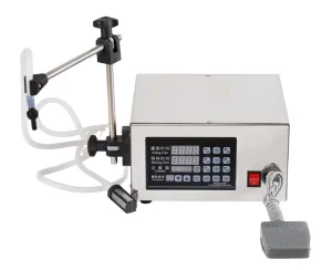 Semi-Automatic Small CNC Liquid Filling Machine for Edible Oil, Perfume, Mineral Water and Beverages