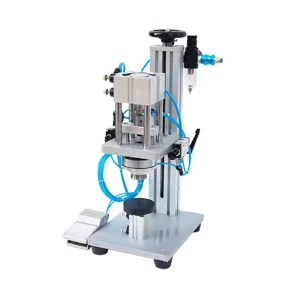 Semi-Automatic Spray Perfume Bottle Sealing Capping Crimping Machine
